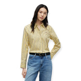 Camicie Donna Tommy Hilfiger - Summer Poplin Regular Shirt - Giallo