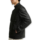 Giubbotti Uomo Barbour International - Winter Merton Wax Jacket - Nero