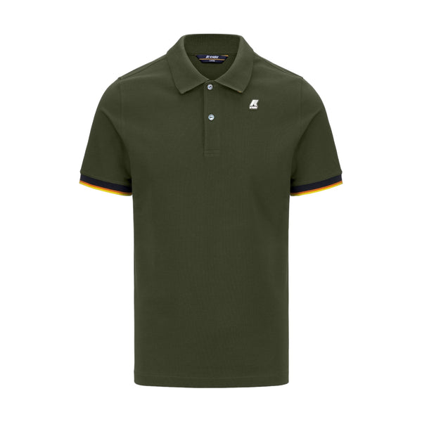 Polo Uomo K-Way - Polo Manica Corta Vincent - Verde