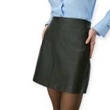 Gonne casual Donna iBlues - Gonna in pelle IBLGOLA - Verde
