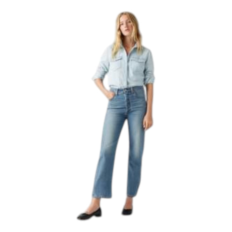 Jeans Donna Levi's - Ribcage Straight Ankle - Denim