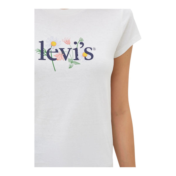 T-shirt Donna Levi's - Graphic Authentic Tshirt - Bianco