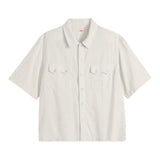 Camicie casual Uomo Levi's - Ss Boxy Western - Bianco