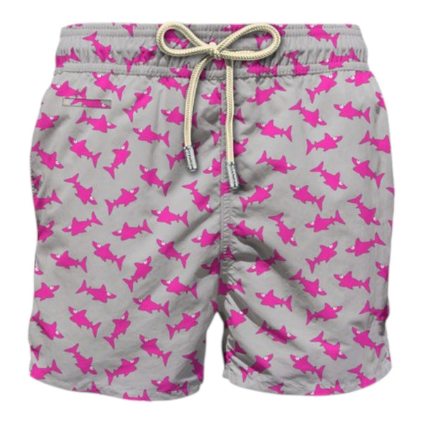 Pantaloncini e calzoncini Uomo Mc2 Saint Barth - Lighting Micro Fantasy Ultralight Swim Short - Grigio