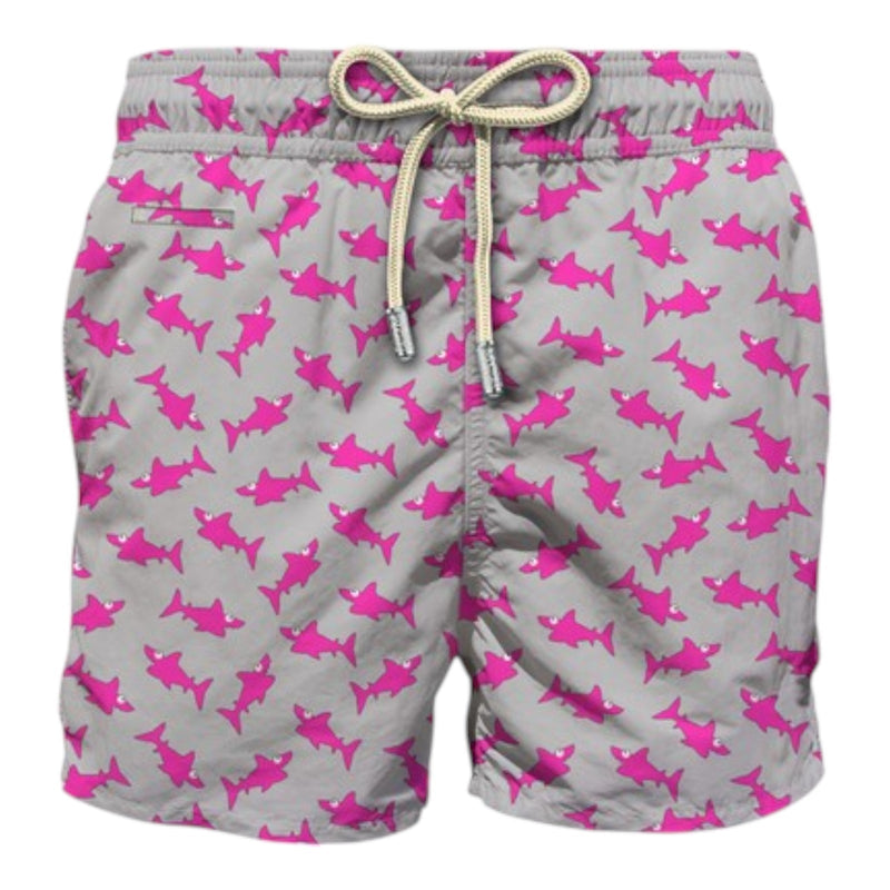 Pantaloncini e calzoncini Uomo Mc2 Saint Barth - Lighting Micro Fantasy Ultralight Swim Short - Grigio