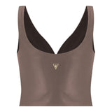Canotte e top Donna MACRON CLUB HOUSE - Mch Fcf Wmn Beba Yoga Top Brown - Marrone