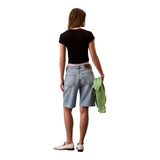 T-shirt Donna Calvin Klein - Monogram Baby Tee - Nero
