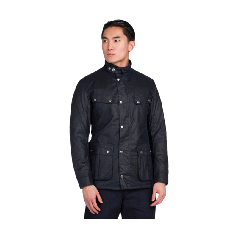 Giubbotti Uomo Barbour International - Duke Wax Jacket - Blu