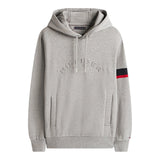Felpe con cappuccio Uomo Tommy Hilfiger - Rwb Insert Hoodie - Grigio