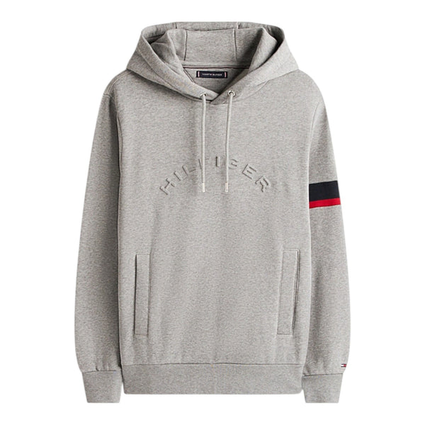 Felpe con cappuccio Uomo Tommy Hilfiger - Rwb Insert Hoodie - Grigio
