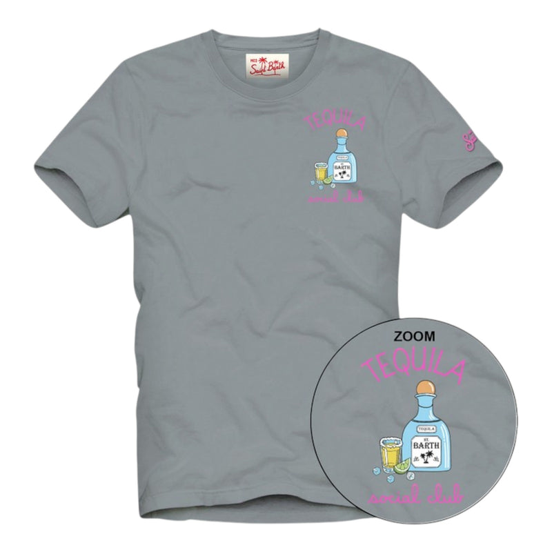 T-shirt Uomo Mc2 Saint Barth - Tshirt Man	Cotton Classic T Shirt - Grigio