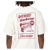 T-shirt Uomo Dickies - Dry Ridge Ss Tee Egret - Bianco