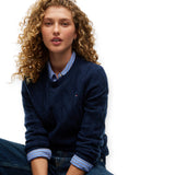 Maglioni Donna Tommy Hilfiger - Soft Wool Cable C-Nk Ls Swt - Blu