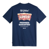T-shirt Uomo Levi's - Graphic Crewneck Tee - Blu