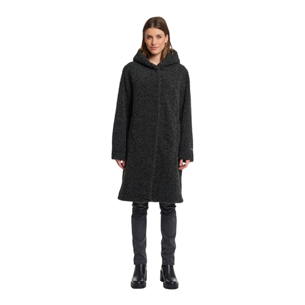 Cappotti Donna RINO & PELLE - Teddy coat with hood - Grigio