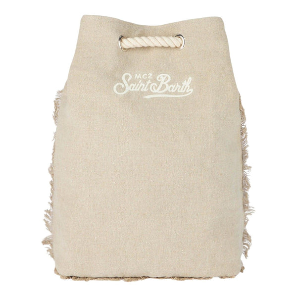 Borse a zainetto Ragazza Mc2 Saint Barth - Boat Backpack Linen - Multicolore