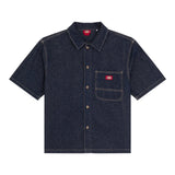 Camicie casual Uomo Dickies - Denim Shirt Ss Rinsed - Denim