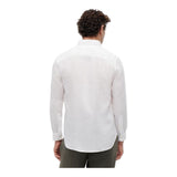 Camicie casual Uomo Tommy Hilfiger - Pigment Dyed Li Solid Rf Shirt - Bianco