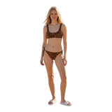 Costumi a due pezzi Ragazza Mc2 Saint Barth - Taffy Crop Tank Bralette Bikini - Marrone