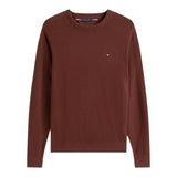 Maglie Uomo Tommy Hilfiger - Pima Org Ctn Cachemire Crew Neck - Marrone