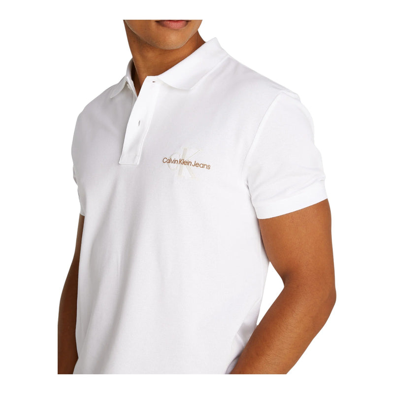 Polo Uomo Calvin Klein - Monologo Polo - Bianco