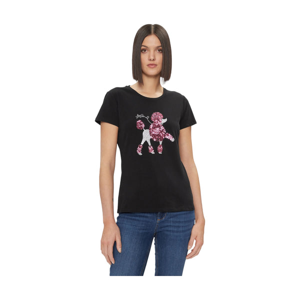 T-shirt Donna Liu Jo - T-Shirt Moda M/C - Nero