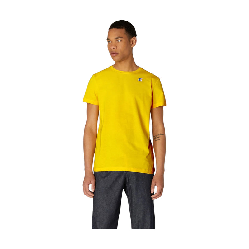 T-shirt Uomo K-Way - Le Vrai Edouard - Giallo