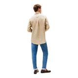 Camicie casual Uomo Tommy Hilfiger - Pigment Dyed Li Solid Rf Shirt - Beige
