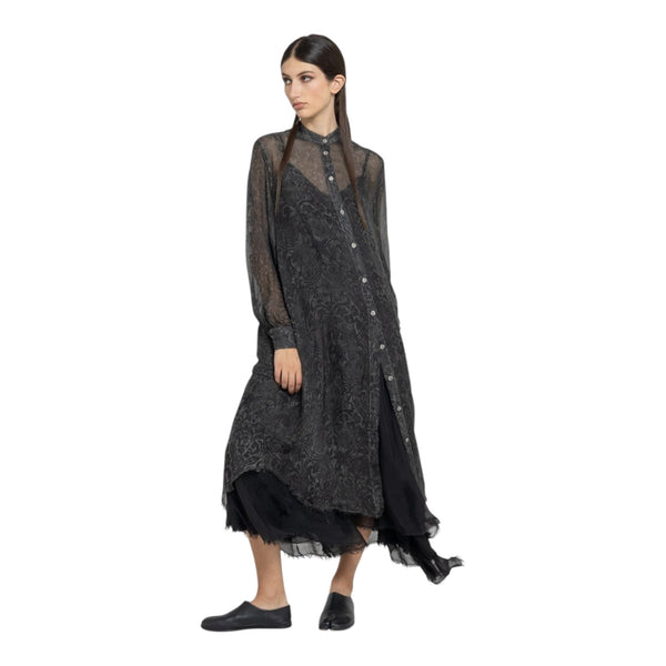 Vestiti casual Donna Sanctamuerte - Chemisier Coreano - Grigio