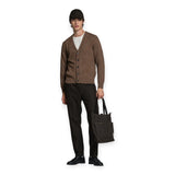 Cardigan Uomo Impure - Cardigan Btn Mouline' - Cammello