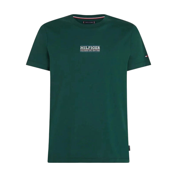 T-shirt Uomo Tommy Hilfiger - Small Hilfiger Tee - Verde