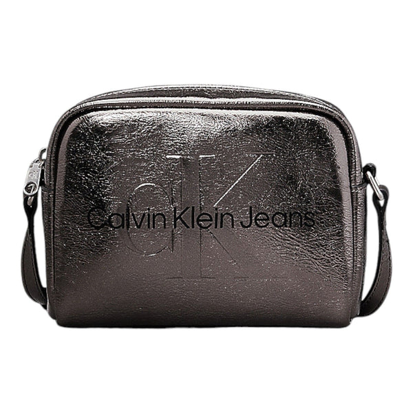 Borse a spalla Donna Calvin Klein - Sculpted Camera Bag Tum - Argento