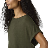 T-shirt Donna Levi's - Lori Linen Dolman Tee - Verde