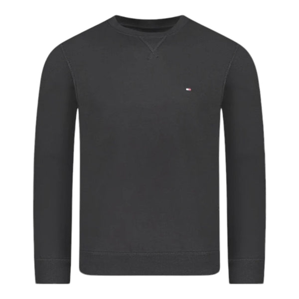 Maglie a manica lunga Uomo Tommy Hilfiger - Essential Fleece Crewneck - Nero