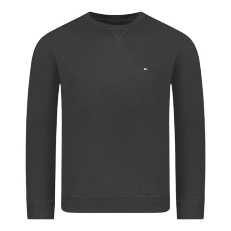 Maglie a manica lunga Uomo Tommy Hilfiger - Essential Fleece Crewneck - Nero