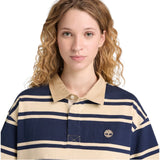 Polo Uomo Timberland - SS Striped Rugby Polo - Blu