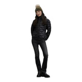 Piumini Donna Blauer - Camelia Wave Down Jacket - Nero