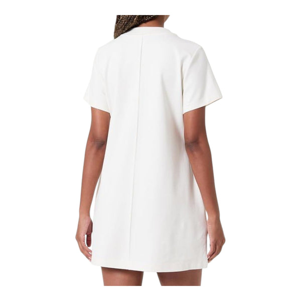 Vestiti casual Donna Calvin Klein - A- Punto Milano T Shirt Dress - Panna