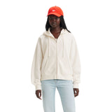 Felpe con cappuccio Donna Levi's - Everyday Zip Hoodie - Bianco