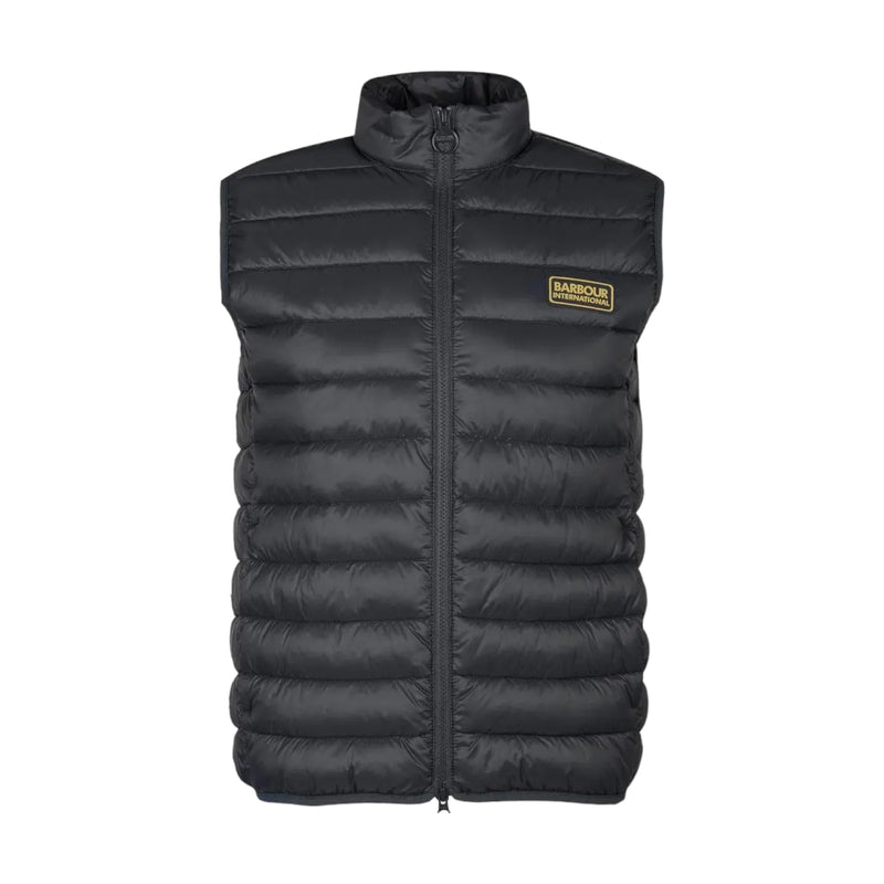 Gilet Uomo Barbour International - Racer Reed Gilet - Nero