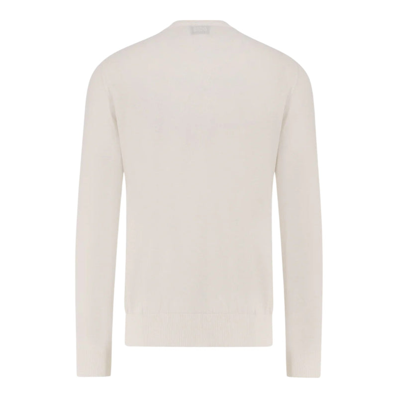 Maglie Uomo Alpha Studio - Girocollo M/L Cotone Crepe Urban Fit - Panna
