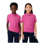Polo Bambini Unisex Lacoste - Maglietta M/C - Fucsia
