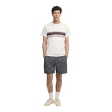 T-shirt Uomo Barbour International - Newsham Printed Stripe T-Shirt - Bianco