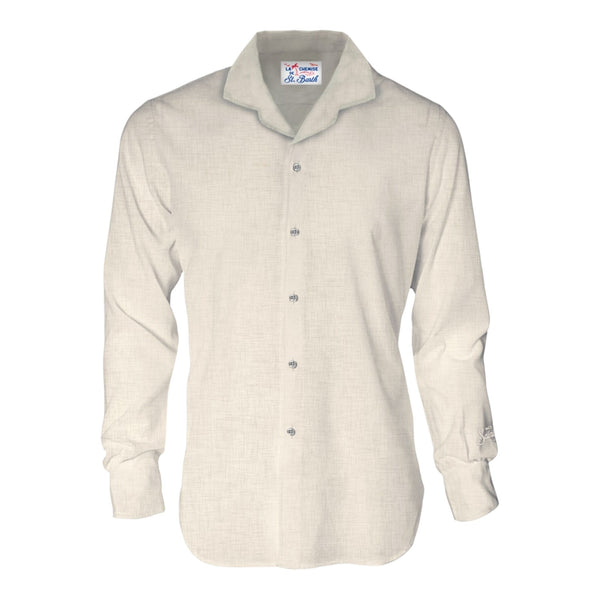 Camicie casual Uomo Mc2 Saint Barth - Cuba Shirt - Beige