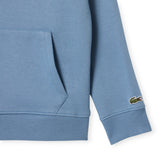 Felpe con cappuccio Bambino Lacoste - Lcb Chenille Patch Hoodie - Azzurro