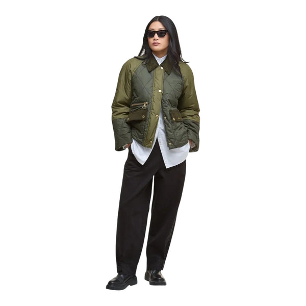 Giubbini Donna Barbour - Martha Quilted Jkt - Verde