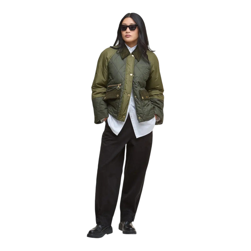 Giubbini Donna Barbour - Martha Quilted Jkt - Verde