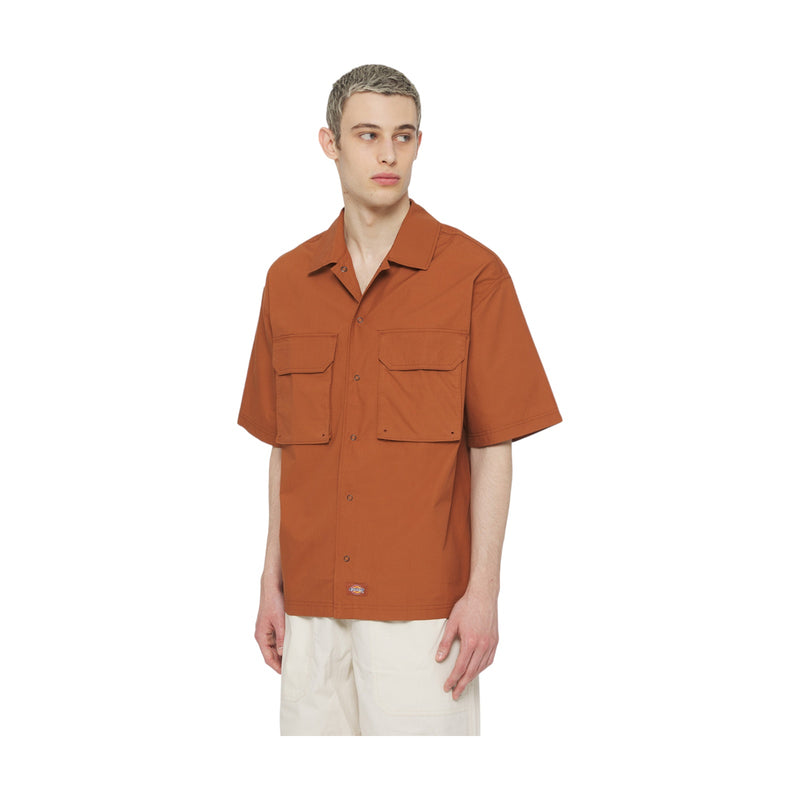 Camicie casual Uomo Dickies - Fishersville Shirt - Arancione