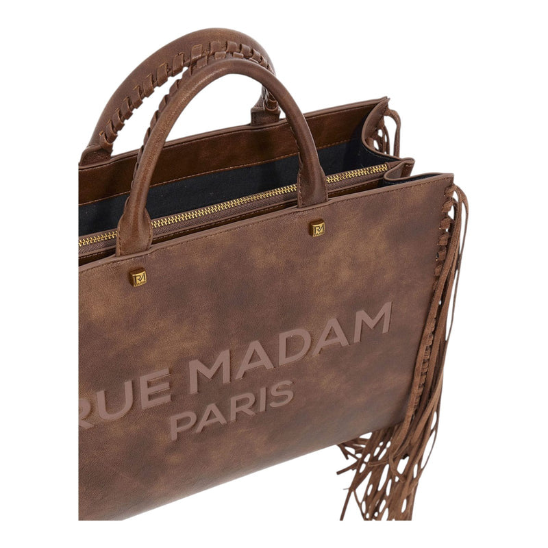 Borse a mano Donna Rue Madam Paris - Texas Tote Bag - Cognac