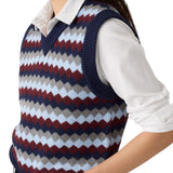Maglie Donna Levi's - Charlie Vneck Vest Anice Geo Chocolate T - Multicolore